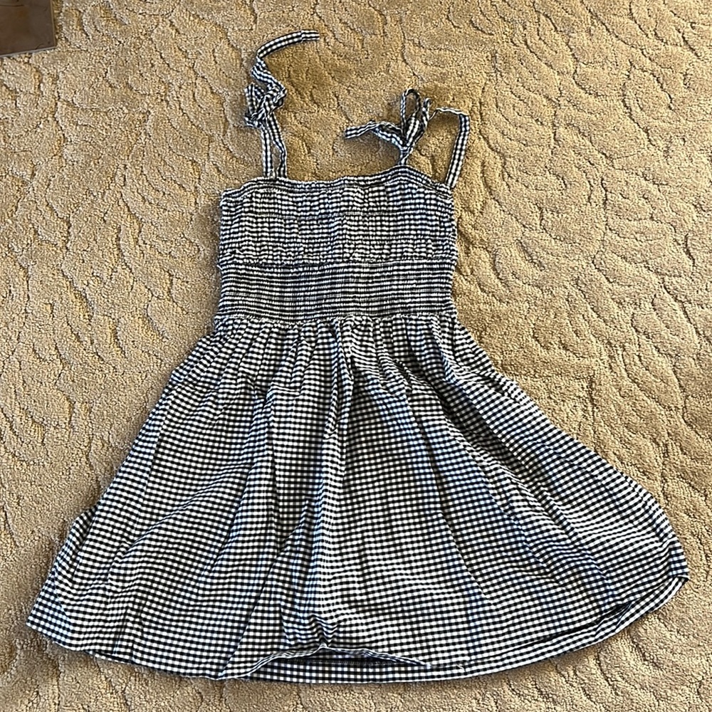 Gingham Smocked Dress